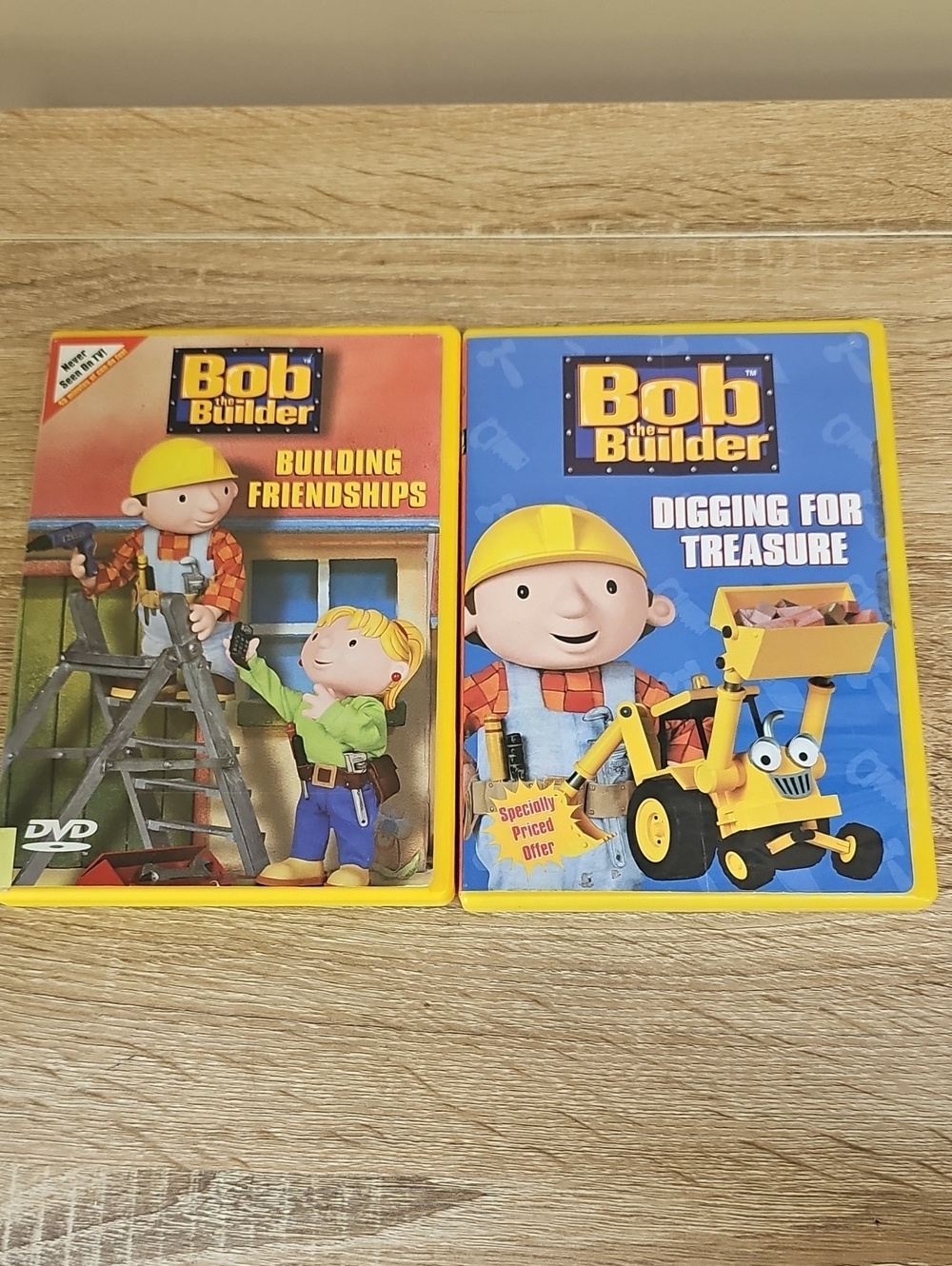 Bob the Builder DVD Set - Yellow, Blue & Orange Covers